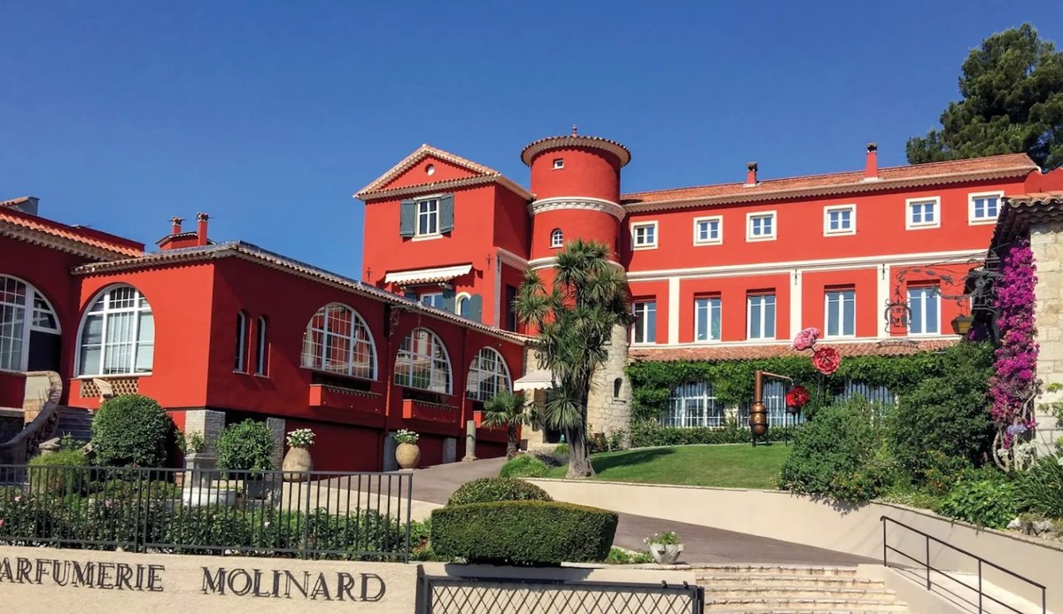 Die Bastide Molinard in Grasse, historischer Hauptsitz und Parfümmanufaktur des Hauses Molinard an der Côte d’Azur