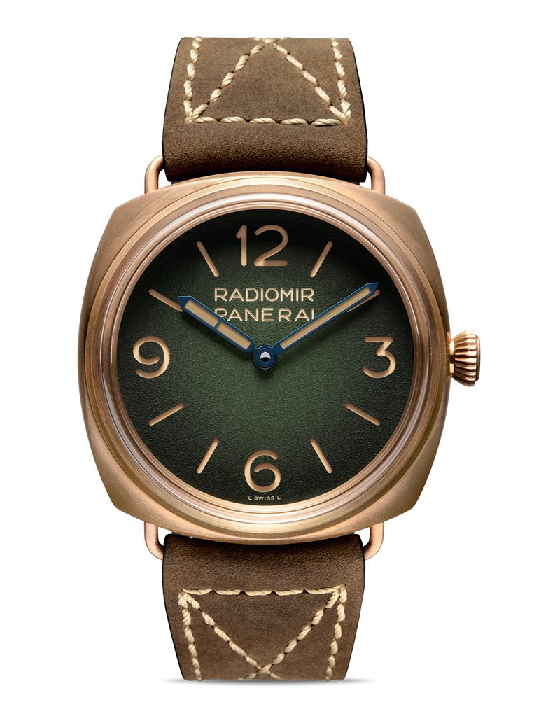 Panerai Radiomir Bronzo PAM00760 mit grünem Zifferblatt und